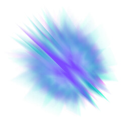 An abstract star burst blur shape transparent design element.