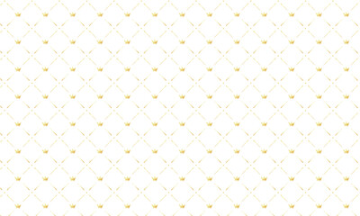 王冠マークが入ったアンティークなひし形のネットフレーム