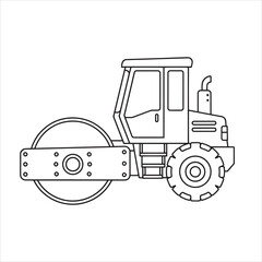 Fototapeta premium tractor vector illustration