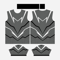 Premium Football Jersey Vector Design Template  Modern Soccer Kit Mockup Illustration for Team Uniform Branding, Custom Sportswear Apparel Graphic