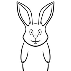 Obraz premium vector illustration of a rabbit
