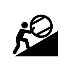 Uphill Sisyphus Task Icon © bismillah_bd