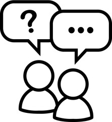 dialogue box silhouette vector Chat icon in line design speech bubble comment icon speech bubble symbol Chat message icons - talk message Bubble chat