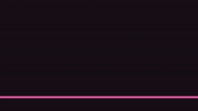 Vibrant CRT scan lines retro TV effect animation