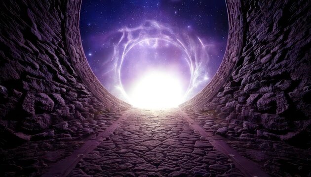 Mystical Portal to Another Dimension - A Journey Through Space and Time.