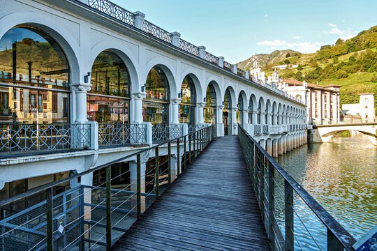 Tolosa in the spanish Basque country is an old provincial town with unusual architecture in Spain