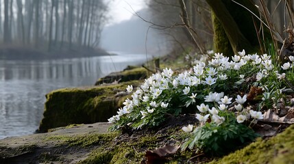 Nature-inspired visual concepts exploring seasons, sustainability, eco lifestyle, and mindfulness through immersive perspectives and diverse artistic styles.