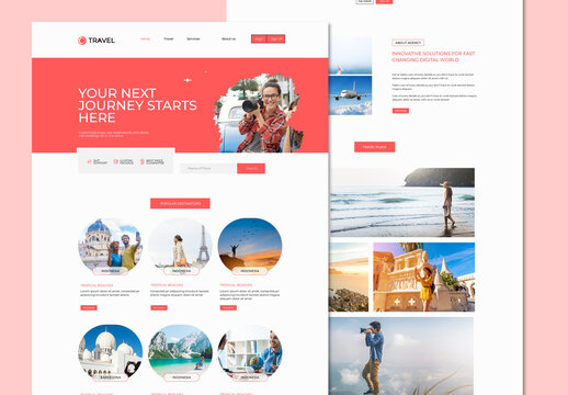 Travel Landing Page