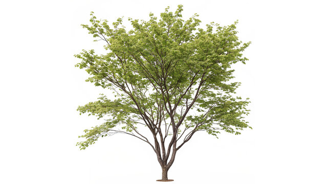 hamamelis virginiana known as witch haze isolated on transparent background cut out
