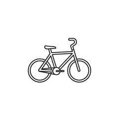 Obraz premium Minimalist Bicycle Line Drawing Illustrating Urban Transport Concept