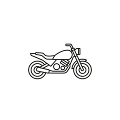 Fototapeta premium Minimalist Line Drawing of a Classic Motorcycle for Vintage Vehicle Illustration