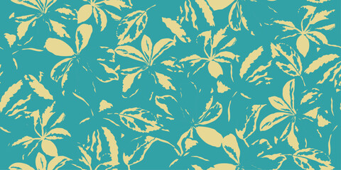 Fototapeta premium Abstract plant and seamless floral patterns suitable for fabrics, textiles, clothing, posters, covers, banners, and backgrounds. Vector graphics.