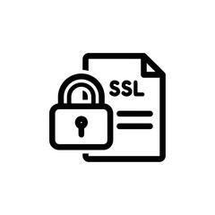 Obraz premium Secure Online Data Encryption and Internet Privacy Protection Concept