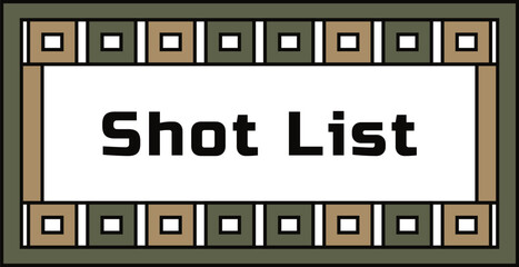 Shot List Filmstrip Label Illustration