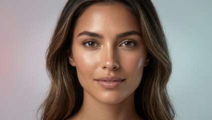 Zdjęcie modelki, twarz w zbliżeniu, piękna kobieta, super modelka