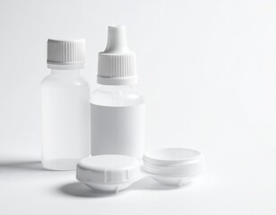 Contact Lens Case and Solution Bottle (Unbranded)