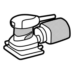 simple electric sanding machine, editable lines