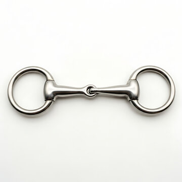 Professional metal horse riding bit for equestrian training and control