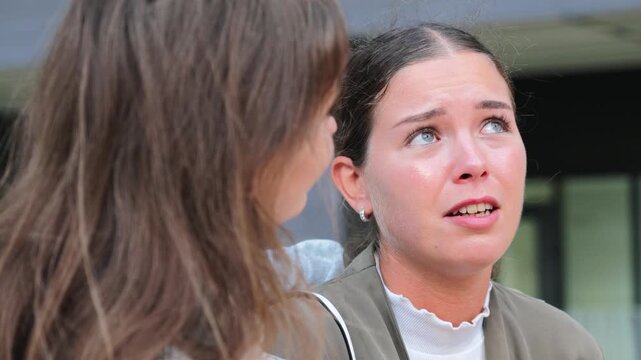 Two friends engage in an emotional conversation, expressing vulnerability and support for each other during a heartfelt moment filled with connection and understanding that resonates deeply with