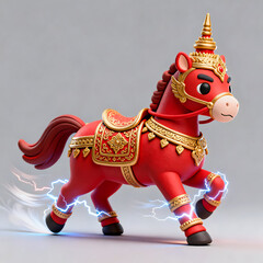 Fast Cavalry Beast &ndash; Jungle Mounted Unit Fantasy RTS Game Asset