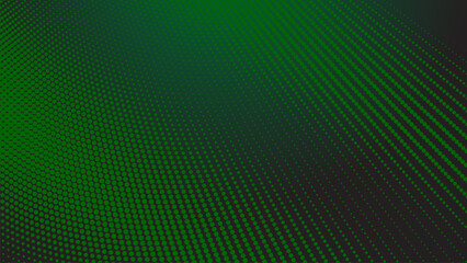 Dark green halftone dot abstract background with gradient texture for modern wallpaper design