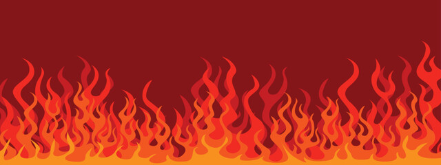  blank background of burning fire