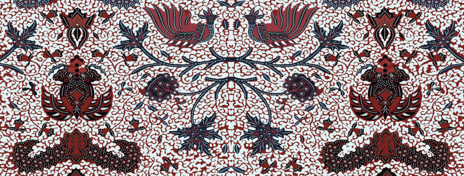  batik wahyu tumurun batik floral pattern illustration