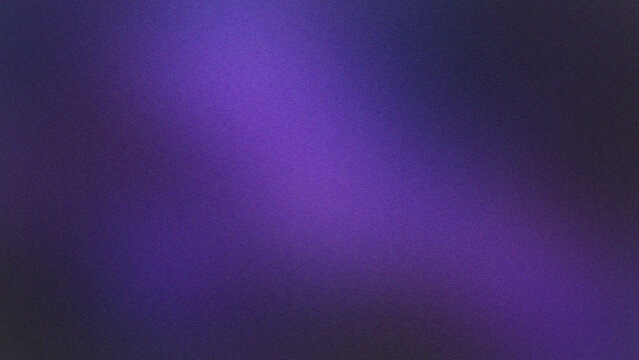 Dark purple grainy gradient background on black backdrop, abstract noise texture design for banner, header, poster and cover layout