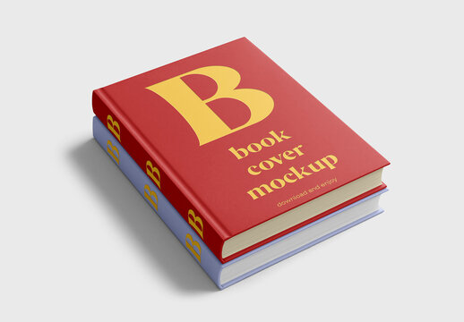 Books Stack Mockup
