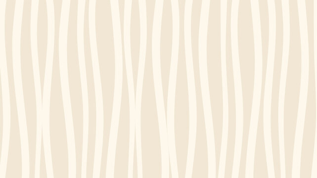 Organic vertical wavy lines pattern on cream background.