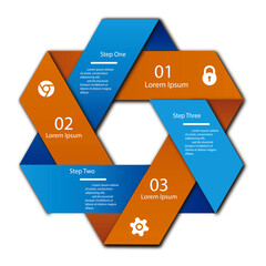Hexagon Loop Strategy Infographic.ai