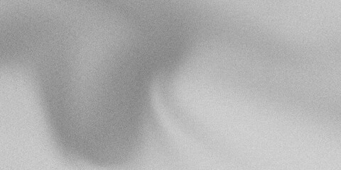 Obraz premium Soft gray and white grainy liquid background. This ethereal, textured aesthetic features light misty gradient and retro film grain perfect for minimal clean and modern digital designs