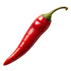  A hot pepper on a white background