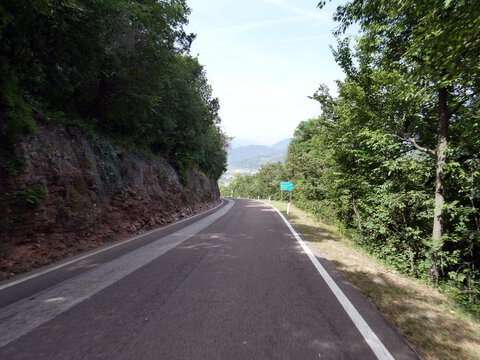 SP 85 zwischen Vason und Trient