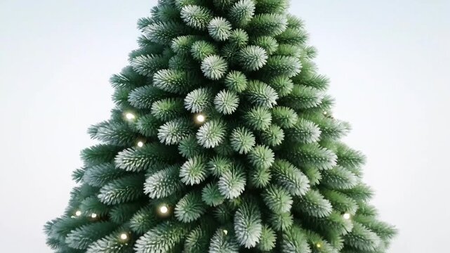 christmas tree isolated on white background