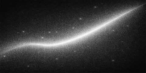 An abstract space background featuring a glowing blue nebula and shimmering stars across a dark galaxy universe design with light rays and a cosmic flare texture © Rupa