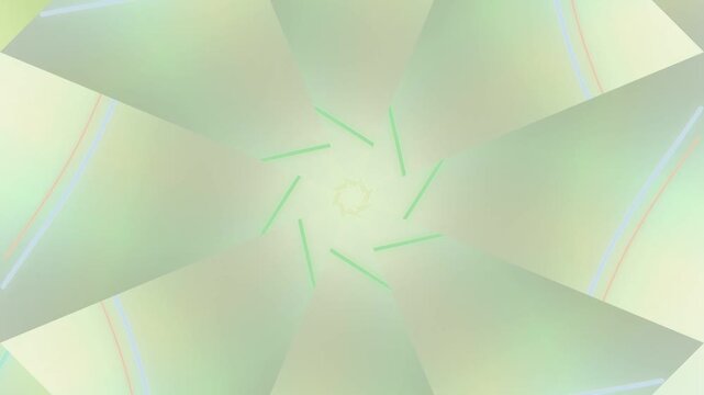 Abstract green background with blue wave lines creates a futuristic digital art wallpaper featuring soft energy gradients and a fractal vector pattern for a light space design backdrop