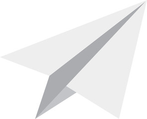 シンプルな紙飛行機のアイコン