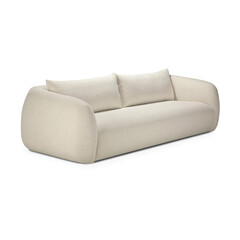 Fototapeta premium comfortable sofa isolated on white