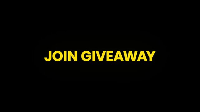 Join Giveaway Cinematic Text Morphing Animation 4K for Contest Promotion and Online Engagement Campaigns