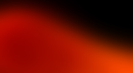 Abstract background featuring a dramatic gradient transition from deep, vibrant red to intense, dark black tones with subtle orange highlights.