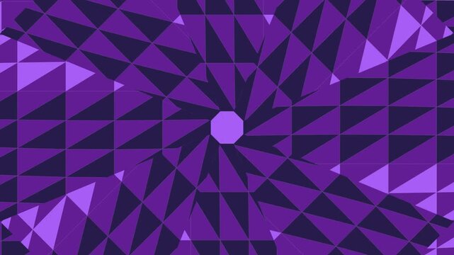Geometric pattern of purple triangles on a white background