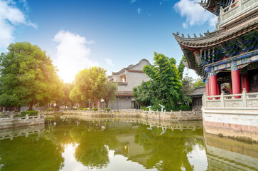 A small town inhabited by the Yi people, Chuxiong, Yunnan, China.