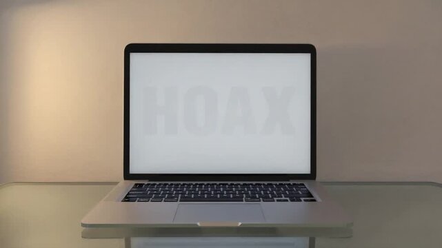 Sign of a hoax.