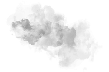 Obraz premium Realistic Abstract Grey Cloud Smoke Formation Soft Airy Calm Minimal Clean Atmospheric Fog Mist Decoration Overlay