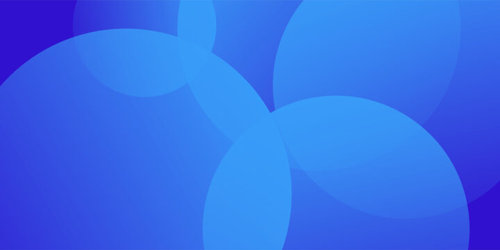 Abstract gradient blue color background with circles. Eps10 vector
