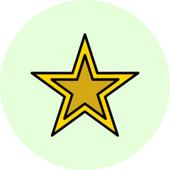 Obraz premium Star Vector Icon