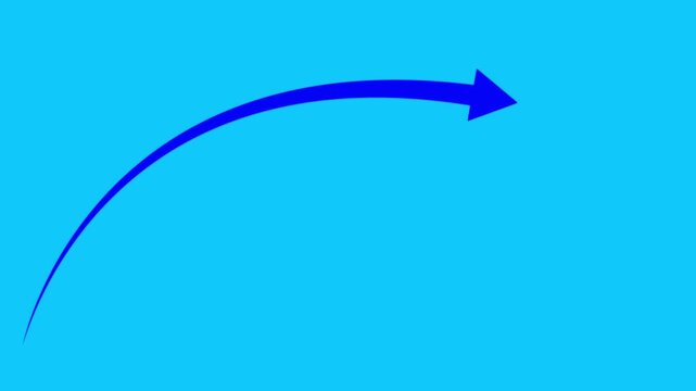 Up curve arrow animation, Grow prices concept arrow animation. with green background