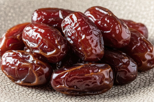 A pile of fresh and healthy dates.