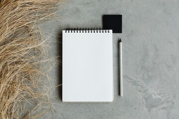blank note book
